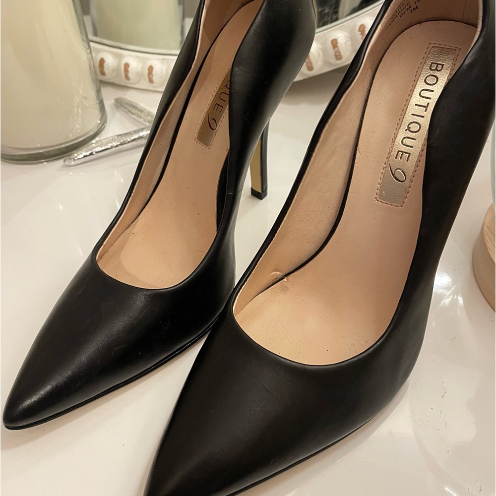 Black high heels
